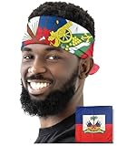 Haiti Flag Bandanna Haiti Flag Bandana Haiti Headband Clothing Haitian Bandana