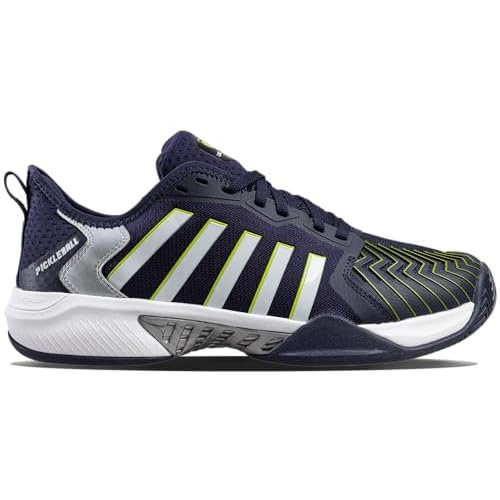 K-Swiss Men's Pickleball Supreme Shoe 10 Peacoat/White/Lime Green