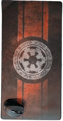 Miniatura 3 de Alfombrilla para mouse de 24 x 12 pulgadas, colección Star Wars, logotipo de imperio, símbolo de Vader Anakin, extendida