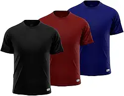 Kit 3 Camiseta Masculina Lisa Proteção UV +50 Segunda Pele Térmica MXC BRASIL
