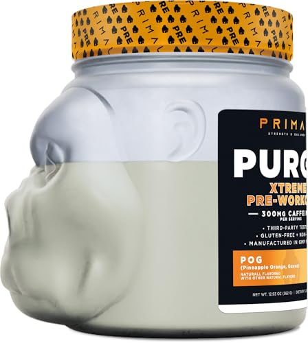 Image of Primal Purge Xtreme Pre-Workout (Pineapple Orange Guava Flavor) (20 Servings) - Gluten-Free + Non-GMO