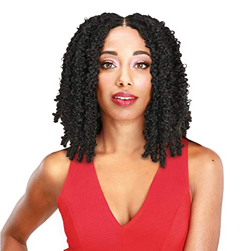 Zury Synthetic Knotless Braid Laced Front Wig - DIVA LACE BOMB BUTTERFLY LOC (1B Off Black)