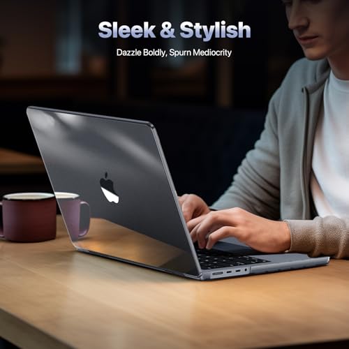 Image of Soonjet for MacBook Pro 14 inch Case M5 M4 M3 M2 M1 Pro /Max 2026-2021 | 100% Crystal Clear | Ultra-Thin Armor | Protective Hard Shell Laptop Cover