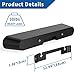 Yibracki Heavy Duty Soundbar Mount for Sonos Ray Wall Mount - Floating Sound Bar Mounts for Sonos Ray Mount Under TV Mounting Bracket Easy to Install, Black