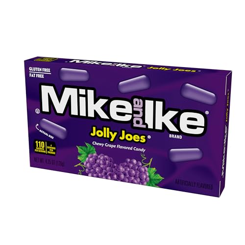 Mike and Ike Theater Box Jolly Joes 4.25oz Pack de 12 miniatura 3