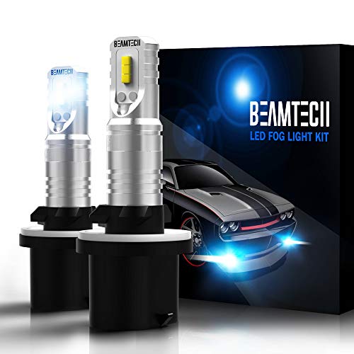 BEAMTECH 880 Led Fog Light Bulb,893 890 899 CSP Chips 6500K 800 Lumens Xenon White Extremely Super Bright