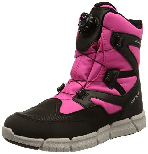 Bottines Geox J Flexyper Girl chaussures montantes en cuir souple pour enfant