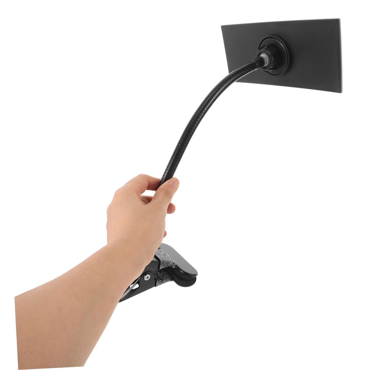 PRETYZOOM 2piezas Espejo Retrovisor de Escritorio Convexo Clip Espejo de Seguridad para Cubículo Oficina Monitor Retrovisor Personal