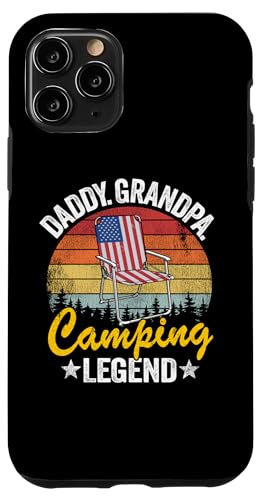 Daddy Grandpa Camping Legend RV �L�����p�[ �������� �A�E�g�h�A �L�����v �X�}�z�P�[�X iPhone 11 Pro �p