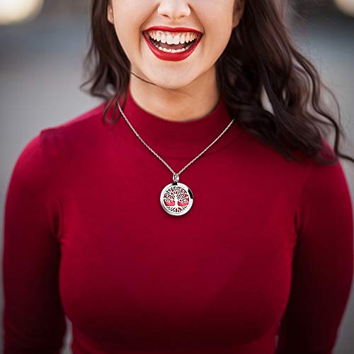 Essential Oil Necklace Diffuser Necklace Stainless Steel Not Fade Gift Set For Women And Girls #TOP3