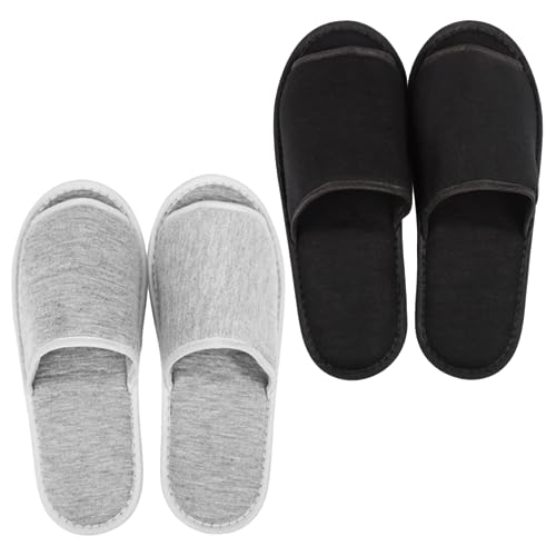 SOESFOUFU Bedroom Slippers for Travel Spa Slippers Lightweight Portable for Men Women