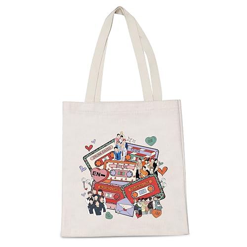 K-POP Music Travel Shopping Bag Kpop Album Lover Reuseble Bag South Korea Star Team Fans Gift (PO-LOVE)