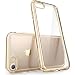 iPhone 8 Case, [Scratch Resistant] i-Blason Clear [Halo Series] Case for Apple iPhone 7 2016 / iPhone 8  2017 Release (Clear/Gold)