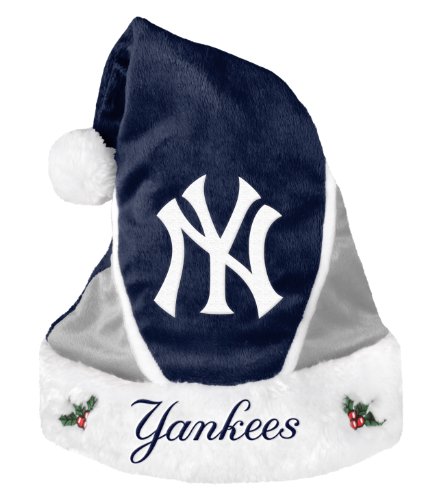 Gorro de Papá Noel FOCO MLB invernal unisex con diseño deportivo colorblock