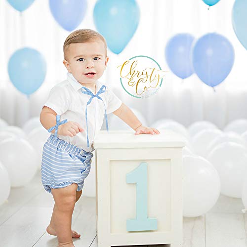 Toniful 3/8 Inch X 50 Yards Gingham Buffalo Checkered Ribbon Light Blue And White Fabric Ribbon For Valentine's Day Gift Wrapping Baby Shower Hair Bows Accessories Floral Craft Decoration Bouquet #TOP4