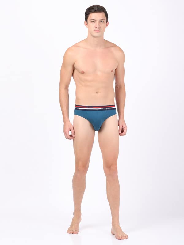 Image of Jockey US49 Men's Super Combed Cotton Solid Brief with Ultrasoft Waistband (Pack of 2)