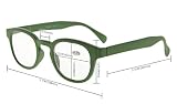 Eyekepper Fleck tęczowe okulary do czytania (jasnozielony, 3.00)