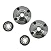 2 Piece Front Wheel Bearing & Hub Kit Set Compatible with 1998-2002 Chevrolet Prizm 1993-1997 Geo 1987-2002 Toyota Corolla 1986-1989 MR2