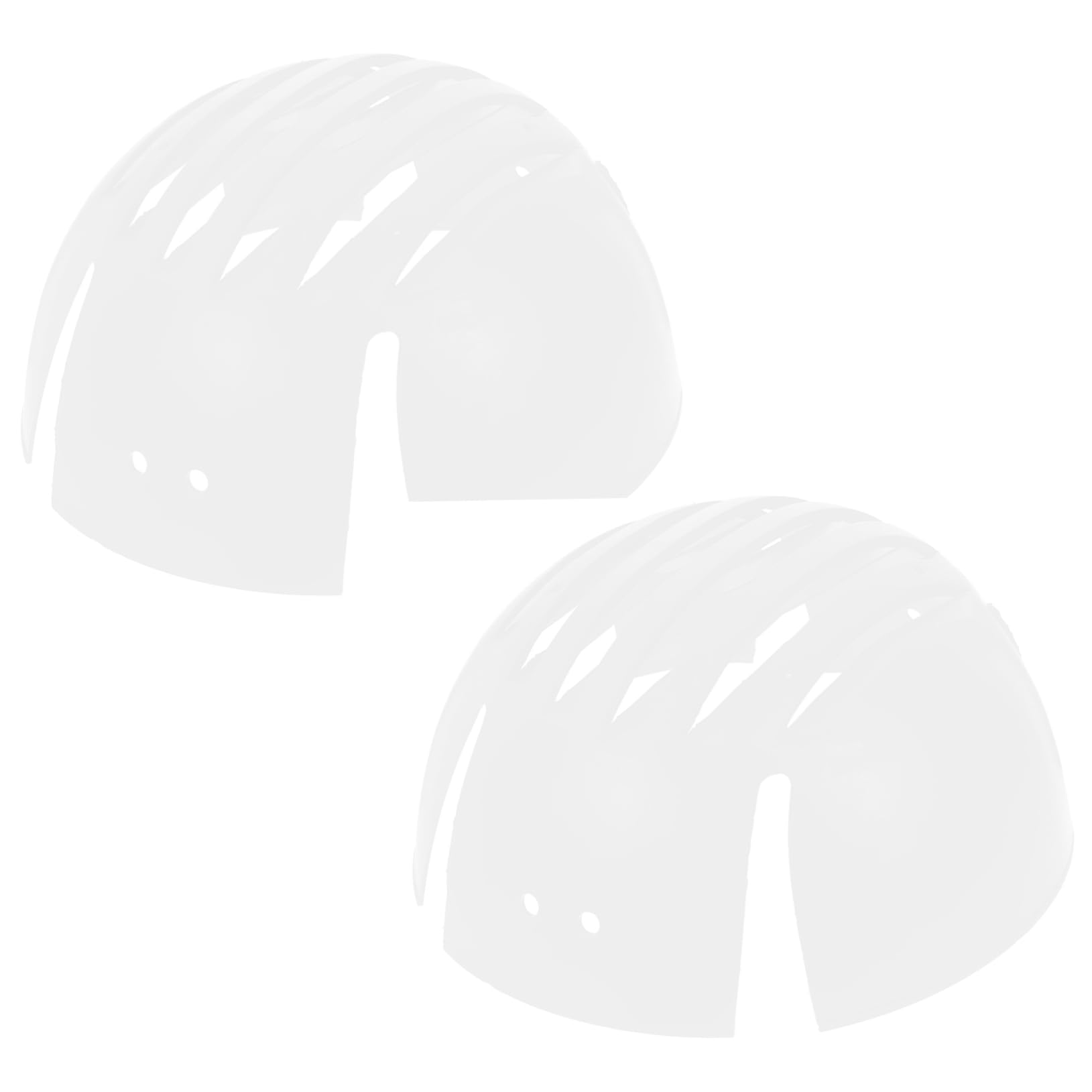 AlipisAlipis 2 Pcs Lining Liners Inserts Baseball Caps Support Liners Caps Inner Insert Holder Caps Form Profile Caps Inserts Baseball Bump Insert Hat Plastic Rib White