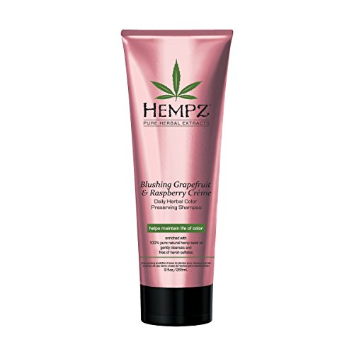 Hempz Hempz blushing grapefruit & raspberry creme color preserving herbal shampoo, 9.0 ounce, 9 Ounce