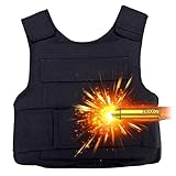 Dreistufige kugelsichere Weste, Rüstung, militärische taktische Sicherheitskleidung, Front- und Rückenpanzer mit Tasche, persönliche Sicherheitsausrüstung im Freien (Kr, PE)