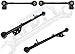 APDTY 2-016913-1-016914-1-016915 Rear Trailing Control Arm Complete Kit w/Bushings Compatible With 1997-2004 Nissan Pathfinder or 1997-2003 Infiniti QX4