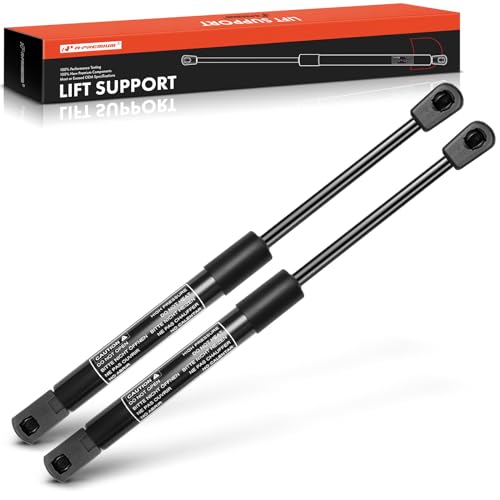 A-Premium Tailgate Rear Trunk Lift Supports Shock Struts Compatible with Select Pontiac Models - Grand Prix 2004 2005 2006 2007 2008, Sedan, with Spoiler - Replace# 10388413 (2-PC Set)