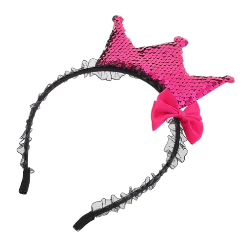 Healeved Diadema para Niña con y Lazo, Cómoda y Fácil de Usar, Accesorio de Tela para Cumpleaños y Uso Diario, Estilo Princesa Encantadora