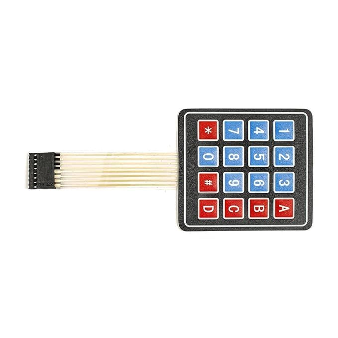 4x4 Membrane switch keypad