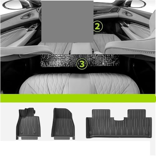 Tapis de sol BYD Seal en TPE et doublure de coffre de 2022 à 2024