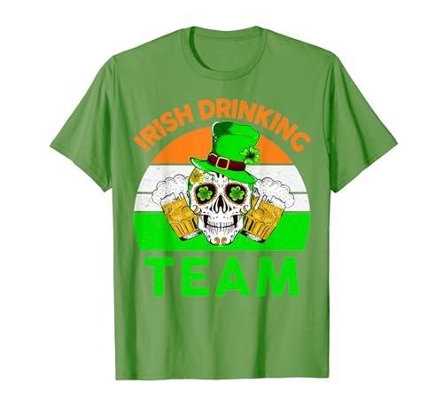St Patricks Day Irish Drinking Team Funny Beer Men Women T-Shirt
