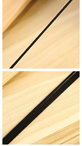 Elastic Cord for Masks, 1/8 inch Black Elastic Bands for Knit Sewing Crafts DIY Ear Band Loop, 10 Yard - Thumbnail 4