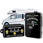 OBEST Wireless RV Leveling System, Smart Electronic Camper Leveler, Automatic Trailer Level Indicates, Dedicated Portable Screen with Transmitter, Easy Setup and APP-Free