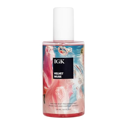 IGK Velvet Muse Hair and Body Fragrance Mist, 8 Fl Oz