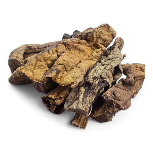 Eco Natural - 500 g Rinderlunge für Hunde getrocknet - Natürlicher Kausnack & Belohnung - 100% Rinder-Lunge Fettarm & Proteinreich - Getrocknete Lunge ideal für Training