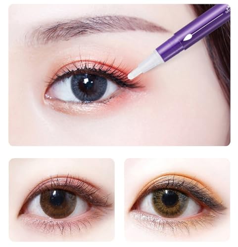 Double Eyelid Pen Glue Invisible Double Eyelid Styling Cream Stick Long Lasting Liquid Eyelid Tape Stickers Cream Double Eyelid Serum Make Eyes Bigger