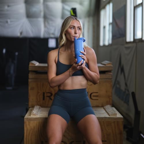 Image of HydroJug Sport 20 oz Insulated Stainless Steel Water Bottle, Light Blue