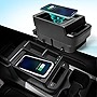 CarQiWireless Multifunctional Center Console Organizer for Honda CRV 2017-2022, Wireless Charger for Honda CRV Accessories 2022 2021 2020 2019 2018 2017