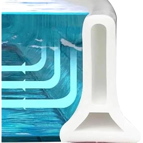 1.97" High Collapsible Shower Threshold Water Dam, 39IN Seal Waterproof Shower Guards to Keep Water in Shower, Self Adhesive Water Barrier for Sink Bathroom Kitchen Cover