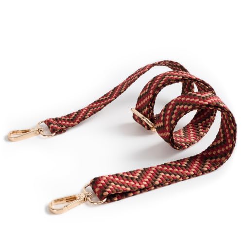 Image of chushui 1 Inch Purse Strap Replacement, Adjustable Crossbody Bag Strap | Different Fabric Textures and Surface Finishes