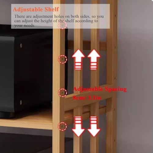 Soporte de torre de audio y video estable con espacio para altavoces 5