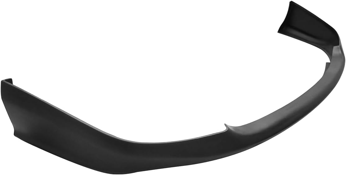 Front Bumper Lip, Compatible with 2002-2005 Honda Civic Hatchback (USDM Models), Type-R Style PU Front Lip Chin Spoiler Splitter, Unpainted Black, 1PC