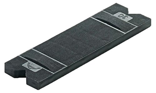 Klocki hamulcowe 100 x 30 x 7 mm, z tworzywa sztucznego, czarne, 500 sztuk, kliny pod koła – płytki dystansowe