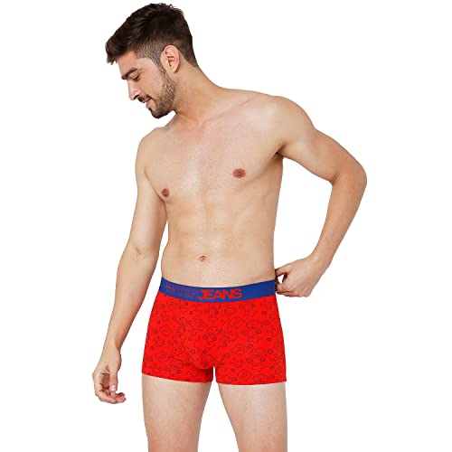 Image of Underjeans Men's Cotton Blend Trunks (UJNPTS050Black)