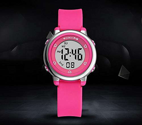 Reloj electrónico exterior con pantalla legible para evitar salpicaduras 2