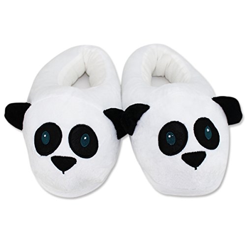 We Pay Your Sales Tax Cute Panda Slippers Plush Cotton Cute Funny Soft Warm Comfortable Indoor Bedroom Shoe For Big Kids & Women With Footpads2