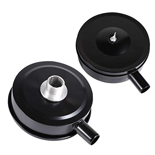 VILLCASE 2Pcs Filtro de Silenciador de Compressor de Ar Filtro de Ar de Metal Silenciador Filtro de