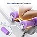 MERACH Ab Machine, Adjustable Ab Trainer Machine, Ab Workout Equipment for Home Gym, Independent Dual Tracks for Mountain Climber, Foldable for Home Exercise, Load Capacity 440 LBS (White Purple)