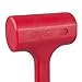 3-Piece Premium Dead Blow Hammer and Unicast Mallet Set - Include 16-oz (1 lb), 32-oz (2 lb) and 48-oz (3 lb), Neon Red Color | Rebound and Spark Resistant Hammers, Non-Marring and Non-Sparking Design