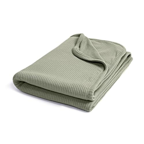 Image of BubblePanda Ultra-Soft Rayon Made from Bamboo Baby Blanket - 30x40 Inches Double-Layer Swaddle Blanket, Breathable & Hypoallergenic, Lightweight Nursing Cover, Stroller Blanket for Infants & Toddlers